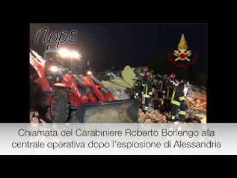 Cascina esplosa ad Alessandria. Telefonata del carabiniere