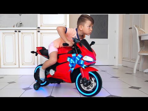 Senya Unboxing Surprise & Ride on Sportbike Pocket bike