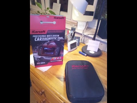 Professional Multi-System Car Diagnostik Tool von iCarsoft KR V2.0 am Hyundai Terracan 2,9 CRDI