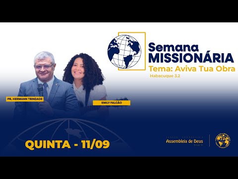 SEMANA MISSIONÁRIA - 11/09/2025 #projetovida