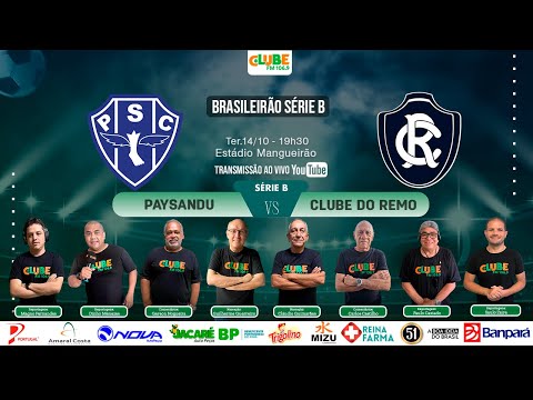 AO VIVO PAYSANDU 2X3 CLUBE DO REMO | 32º RODADA | BRASILEIRÃO SÉRIE B | 14.10.2025