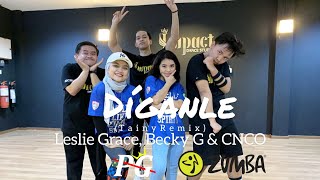 Leslie Grace, Becky G &amp; CNCO - Díganle (Tainy Remix) | ZUMBA | BRUNEI | Zin PG &amp; Zin Fee