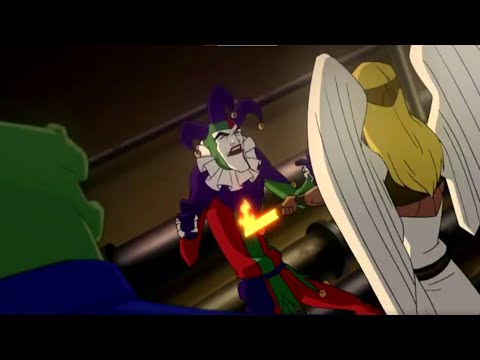 Joker(Jester) Is Killed By Crime Syndicate - Justice League: Crisis On Two Earths