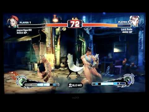 SSF4: Lost Fragment (Cammy) vs Relix (Chun Li) - GAF XBL 3 vs 3 Team Tourney - Set 3
