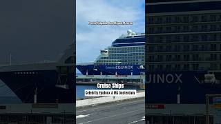 Cruiseships in Ponta Delgada | Celebrity Equinox and MS Oosterdam #cruiseship #shorts #portugal