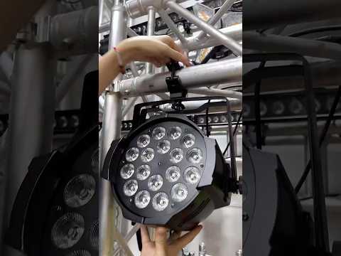 Ultimate Stage Lighting 18pcs 18W LED PAR Light in Action!
