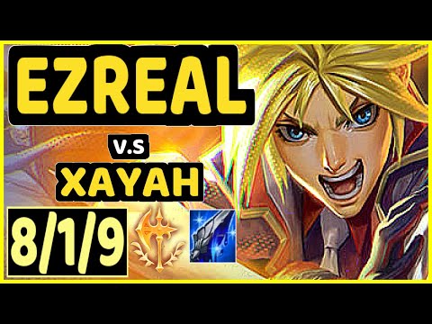 SARKIS (EZREAL) vs XAYAH - QUADRAKILL 8/1/9 KDA BOTTOM ADC CHALLENGER GAMEPLAY - BR