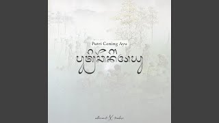 Cover artwork lagu Putri Cening Ayu oleh Adhimaruti featuring Tinadewi — visual klasik Bali