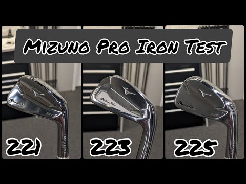 Mizuno Pro Iron Test - 221 - 223 - 225 -  Head to Head GC Quad Numbers