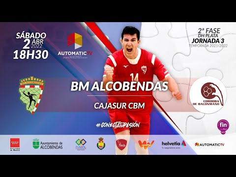 DHPLATA jornada 3 (2ª fase) BM ALCOBENDAS - CAJASUR CBM