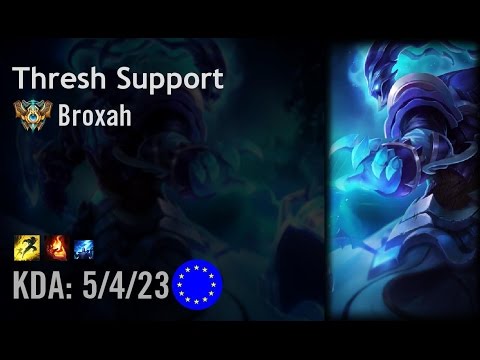Thresh Support vs Janna - Broxah - EUW Challenger Patch 6.12