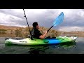Crusin Fishing Lake Mead Third Coast Arbor 100 Kayak Review