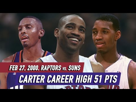 Throwback Raptors vs Suns Full Highlights. Carter career High 51 pts, Hardaway 28 pts. Feb 27, 2000