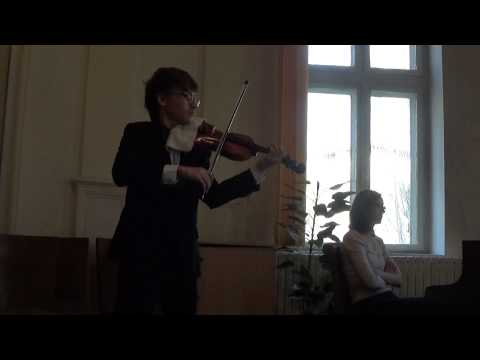 eMuse competition video- Andrei Mamara, violin, 17 years old - Romania