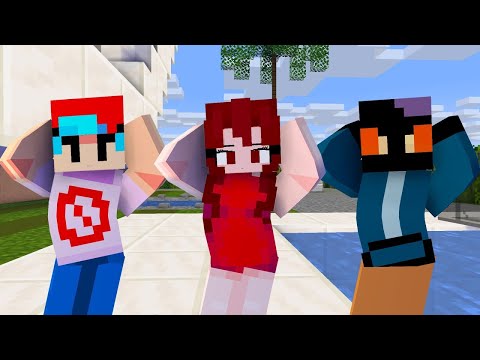 MONSTER SCHOOL : CHICKEN WING MEME FNF GIRLFRIEND, BOYFRIEND, WHITTY - MINECRAFT ANIMATION