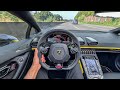 POV Drive LAST Huracan AUTOBAHN Goodbye V10 Lamborghini Huracan EVO Spyder POV Drive