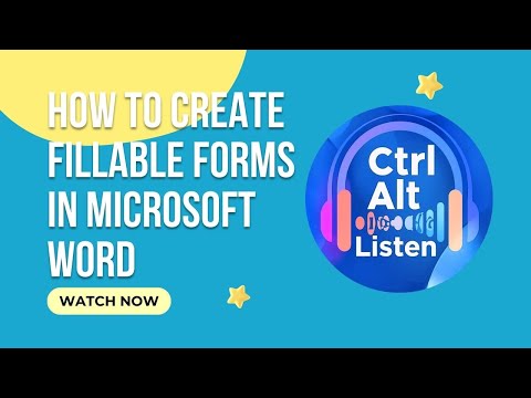 How to Create Fillable Forms in Microsoft Word