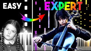 Wednesday Plays The Cello - Paint It Black | EASY to EXPERT