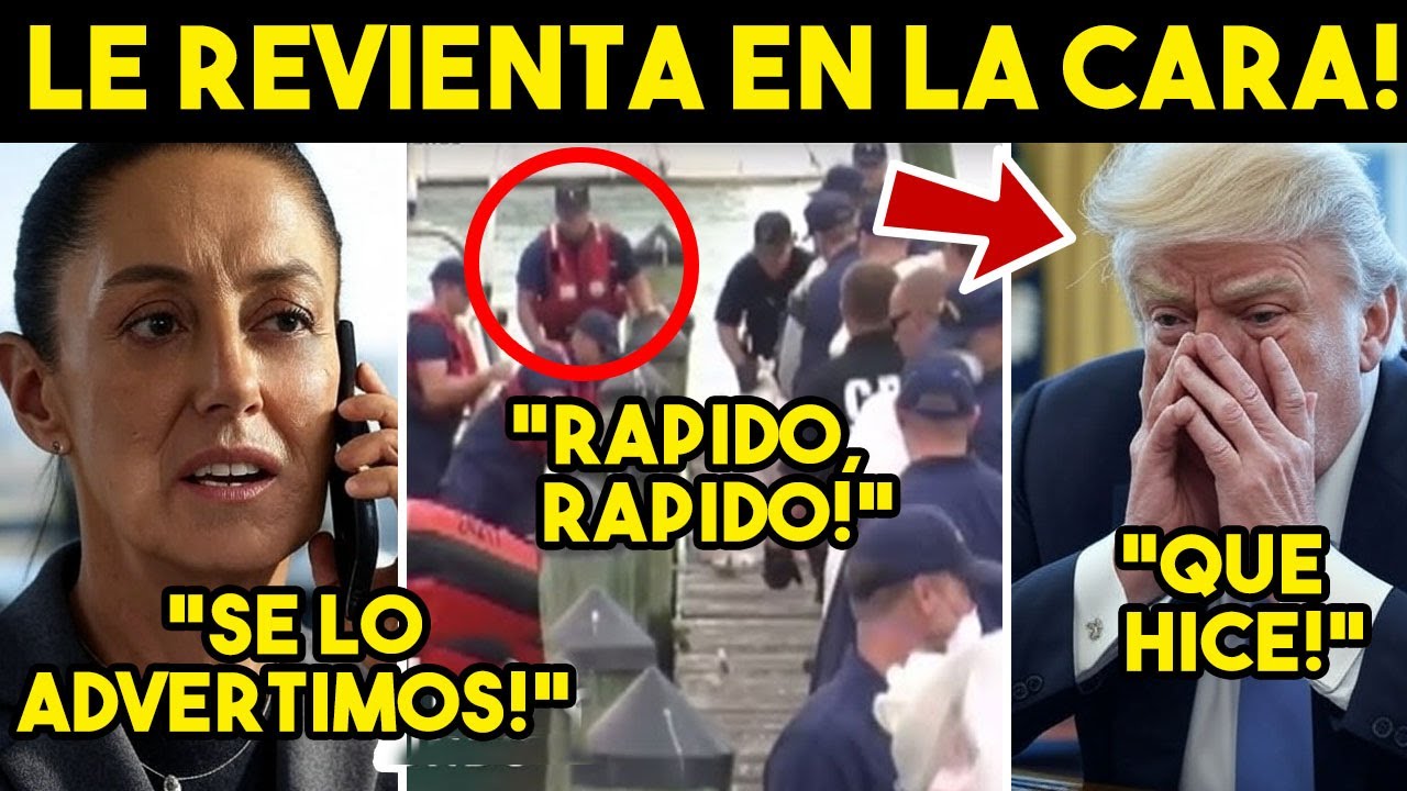 SE LE PASO LA MANO! TRUMP SE ARREPIENTE, FRENARA REDADAS. ADVERTENCIA PRESIDENTA