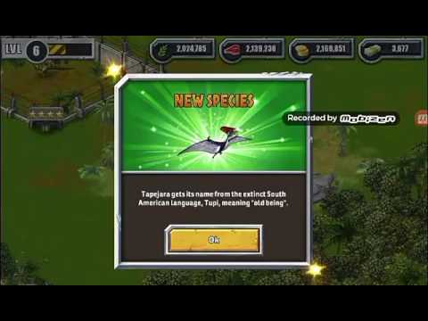 TAPEJARA ( LEGENDARY DINOSAUR ) level 40 ! - Jurassic Park Builder
