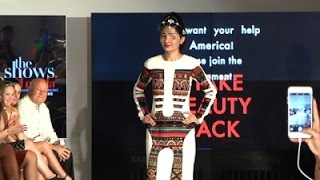 Acid Attack Victim Walks in NY Fashion Week