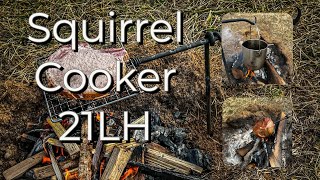 Best Old School Cook System for Solo Overnighter and Camping Squirrel Cooker 21LH