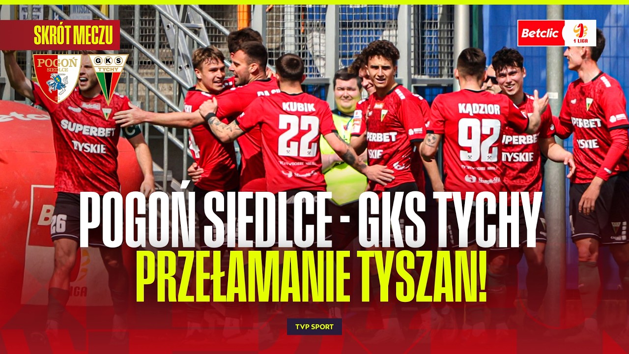 Pogoń Siedlce vs GKS Tychy Highlights