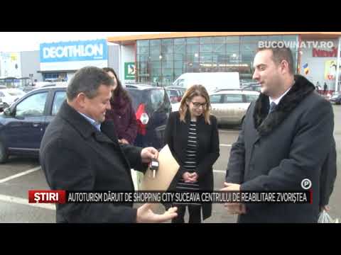 PUBLICITARA Autoturism daruit de Shopping City Suceava centrului de Reabilitare Zvoristea