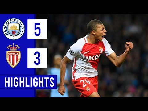 Manchester City vs AS Monaco 5-3 ● All Goals & Highlights (21/02/2017)