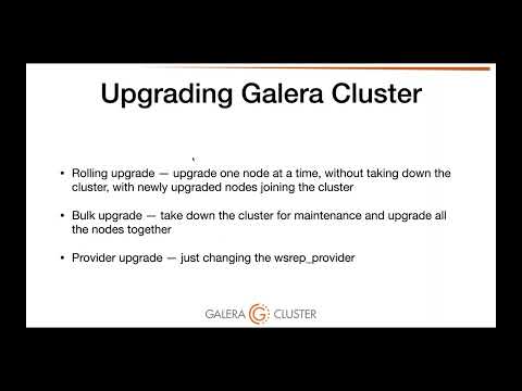 Upgrade your MySQL 5.7 and older Galera Clusters to MySQL 8.0 with no downtime