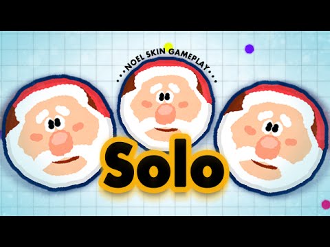 SANTA SOLO Gameplay | Agar.io - Draktnr