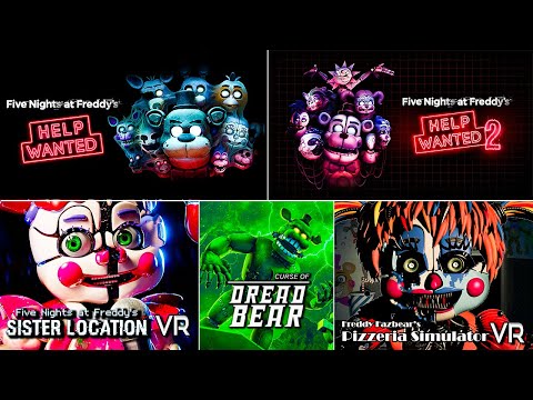 Midnight Marathon | 12Hrs of Relaxing FNAF VR Gameplay Ambience | No Commentary