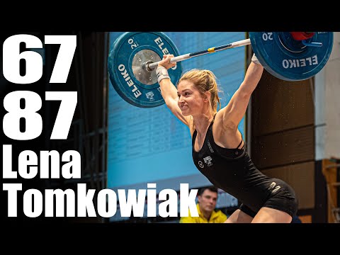 Lena Tomkowiak (54.1kg) 67kg Snatch 87kg Clean and Jerk - 2019 German Champion
