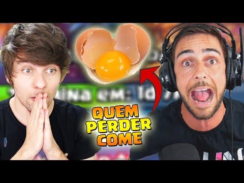 PLAYINSANO VS MOLIZANE! CLASH ROYALE (QUEM PERDER COME OVO CRU)