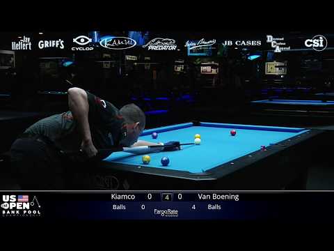 BANK POOL 4th Place Match: Shane Van Boening vs Warren Kiamco - 2019 US Open Bank Pool Championship
