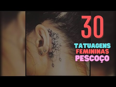 30 tatuagens femininas no pescoço || Tatto