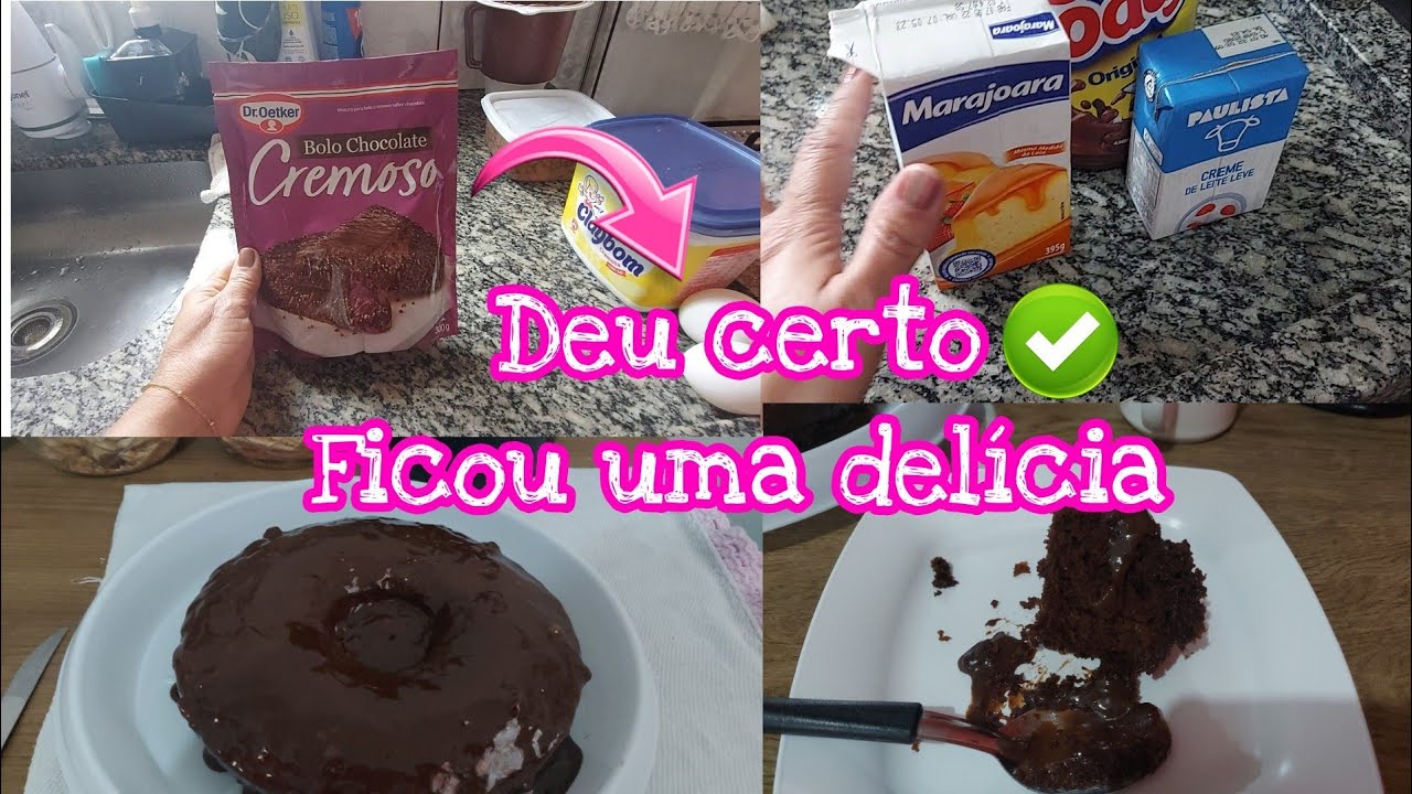 BOLO DE CHOCOLATE CREMOSO DA Dr. Oetker / Não precisa Leite #bolodechocolate