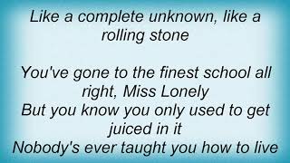 Anberlin - Like A Rolling Stone Lyrics