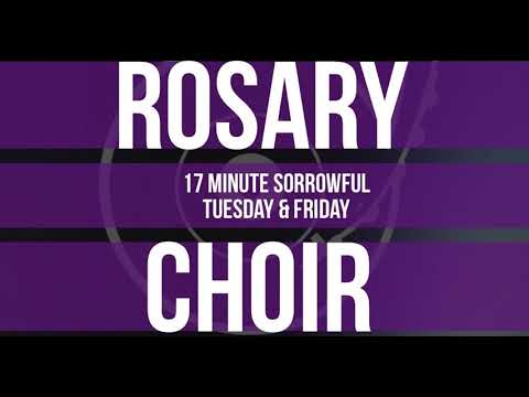 17 Minute Rosary - 2 - Sorrowful - Tuesday & Friday - SPOKEN + CHOIR