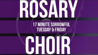 17 Minute Rosary - 2 - Sorrowful - Tuesday & Friday - SPOKEN + CHOIR