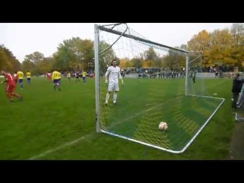 TSV Höpfingen - VfR Mannheim / Das 0:2 durch Gianluca Mantel