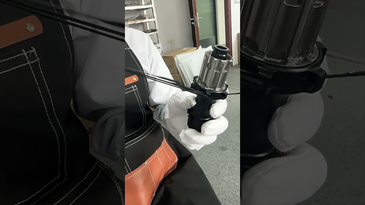 精度はここから始まる｜AERO 40 Ⅱ 組立①「ドライブ側スポーク通し」