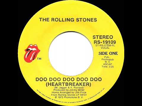 1974 HITS ARCHIVE: Doo Doo Doo Doo Doo (Heartbreaker) - Rolling Stones (stereo 45)