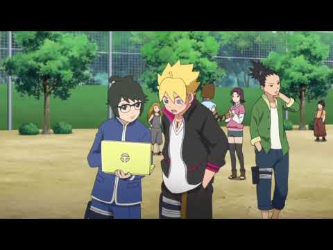 BORUTO VS KONOHAMRU FIRST DAY OF SCHOOL NARUTO #boruto #konohamaru  #leafvillage #hinata #himawari