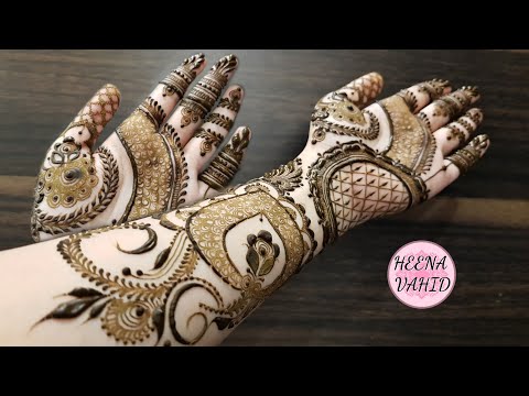 *New* Indian Style Dubai Mehndi Design 2021 | *Eid Special* | Heena Vahid