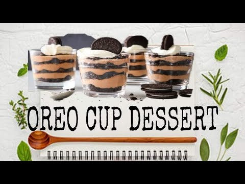 EASY OREO CUP DESSERTS| ARABIC SWEET|OFW DOHA QATAR|JOMANA'S MIX VLOG