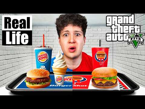 Probando COMIDA de GTA 5 en la VIDA REAL! 🍔🍕
