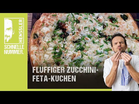 Quick and Fluffy Zucchini and Feta Cake Recipe by Steffen Henssler | Budget-Friendly Recipes