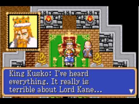 Shining Force GBA Walkthorugh Part 94 - Hero is voiceless!