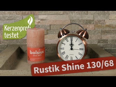 Rustik Shine Kollektion Stumpenkerzen 130/68 mm im Test
